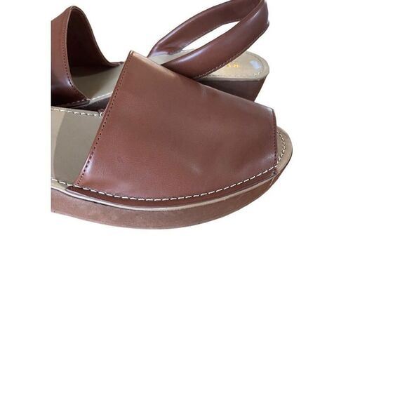 Kenneth Cole Reaction Womens Brown Slingback Open Toe Slide Sandals Size 8.5 - Picture 3 of 9